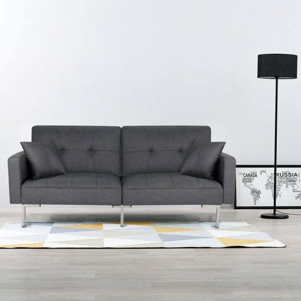 3 Seater Click-Clack Fabric Sofa